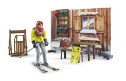 Bruder 63102 Berghut Met Snowmobil -Bruder Winkel sneeuw 3
