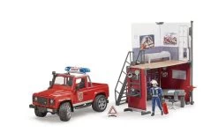 Bruder 62701 Brandweerkazerne Met Land Rover Defender -Bruder Winkel tele