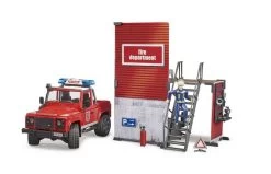 Bruder 62701 Brandweerkazerne Met Land Rover Defender -Bruder Winkel tele 5