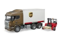 Bruder 3581 Scania R-Series UPS Met Vorkheftruck -Bruder Winkel truck