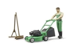 Bruder 62103 Tuinman Met Grasmaaier En Accessoires -Bruder Winkel tuin