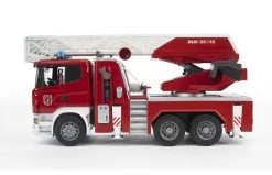 Bruder 3590 Scania R-Serie Brandweer Met Spuit En Sirene -Bruder Winkel zand 5